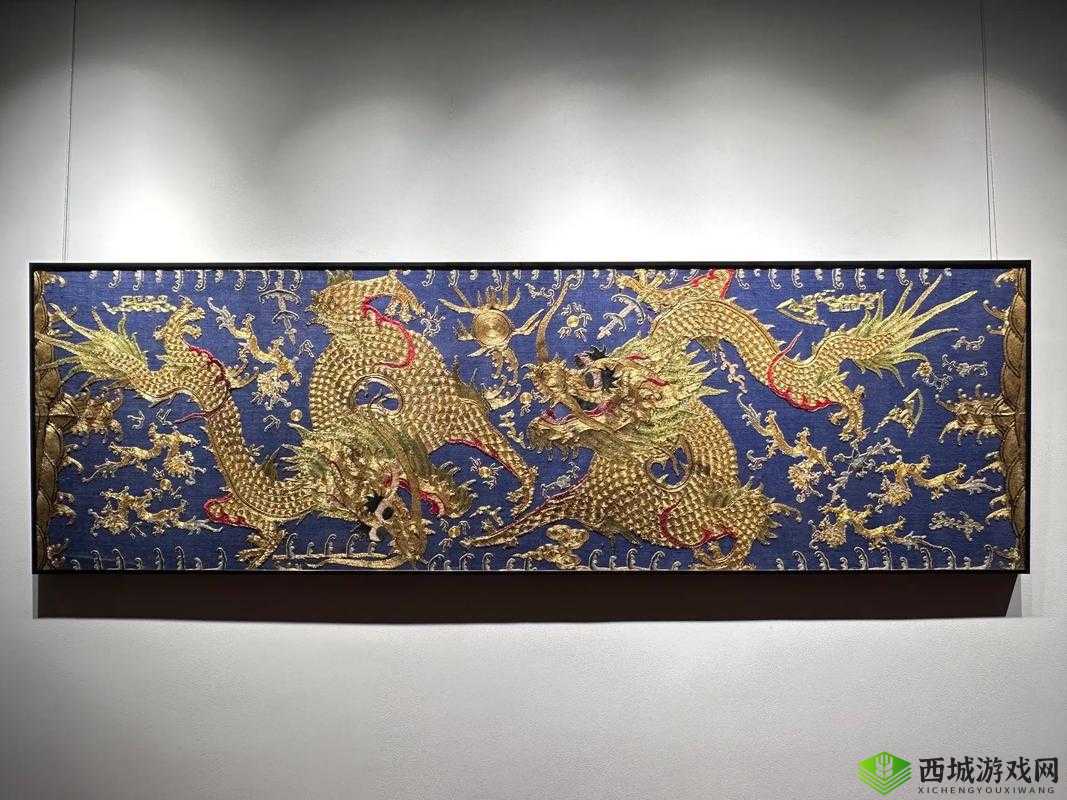 佛帐潮绣凸浮双龙耳帐:非遗技艺的璀璨之光